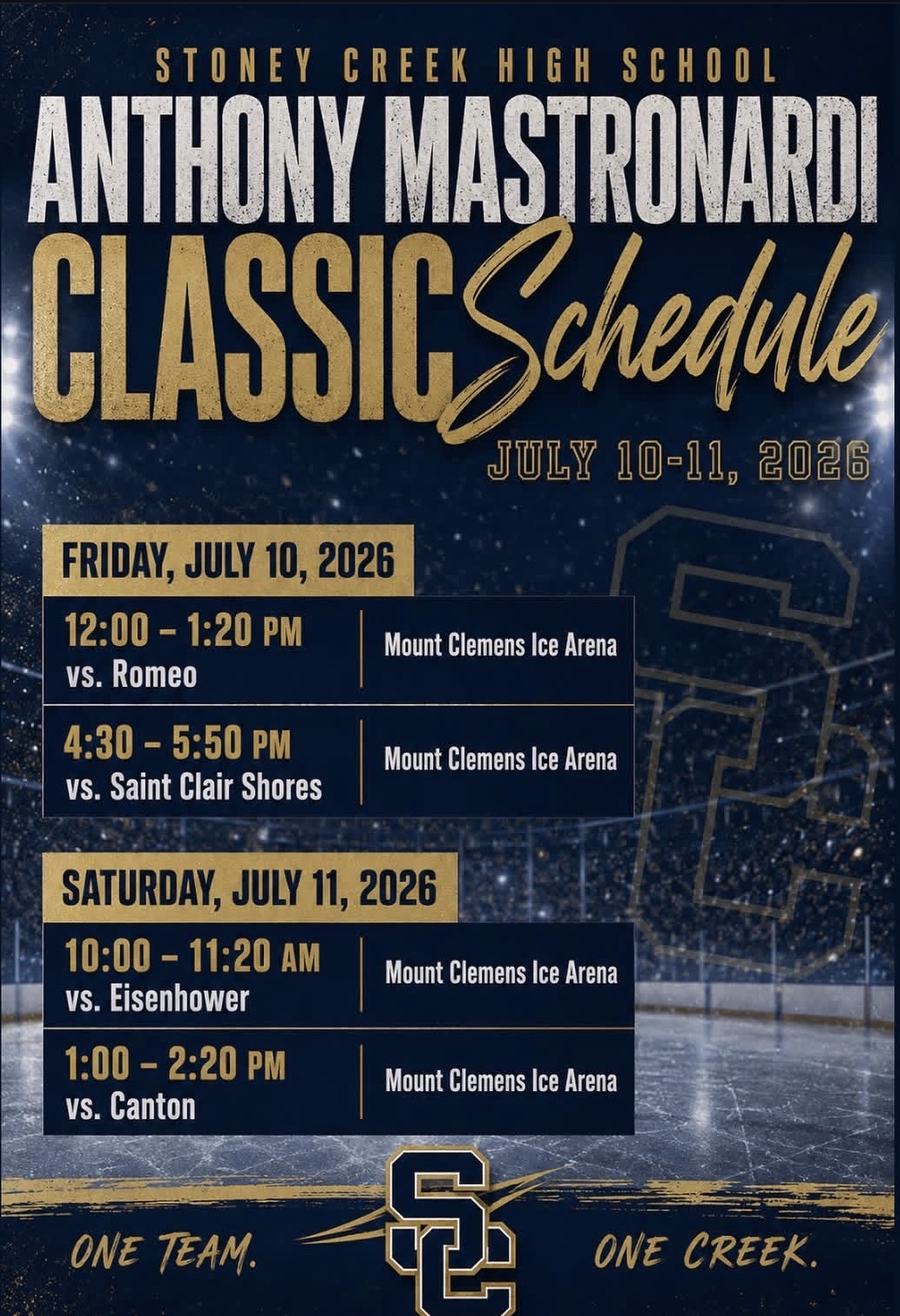 Stoney Creek Hockey additional content created by Reverie Jayne