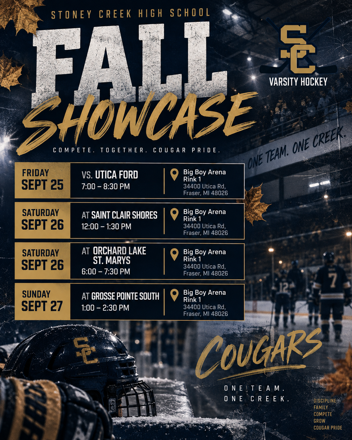 Stoney Creek Hockey — Varsity Athletics content by Reverie Jayne